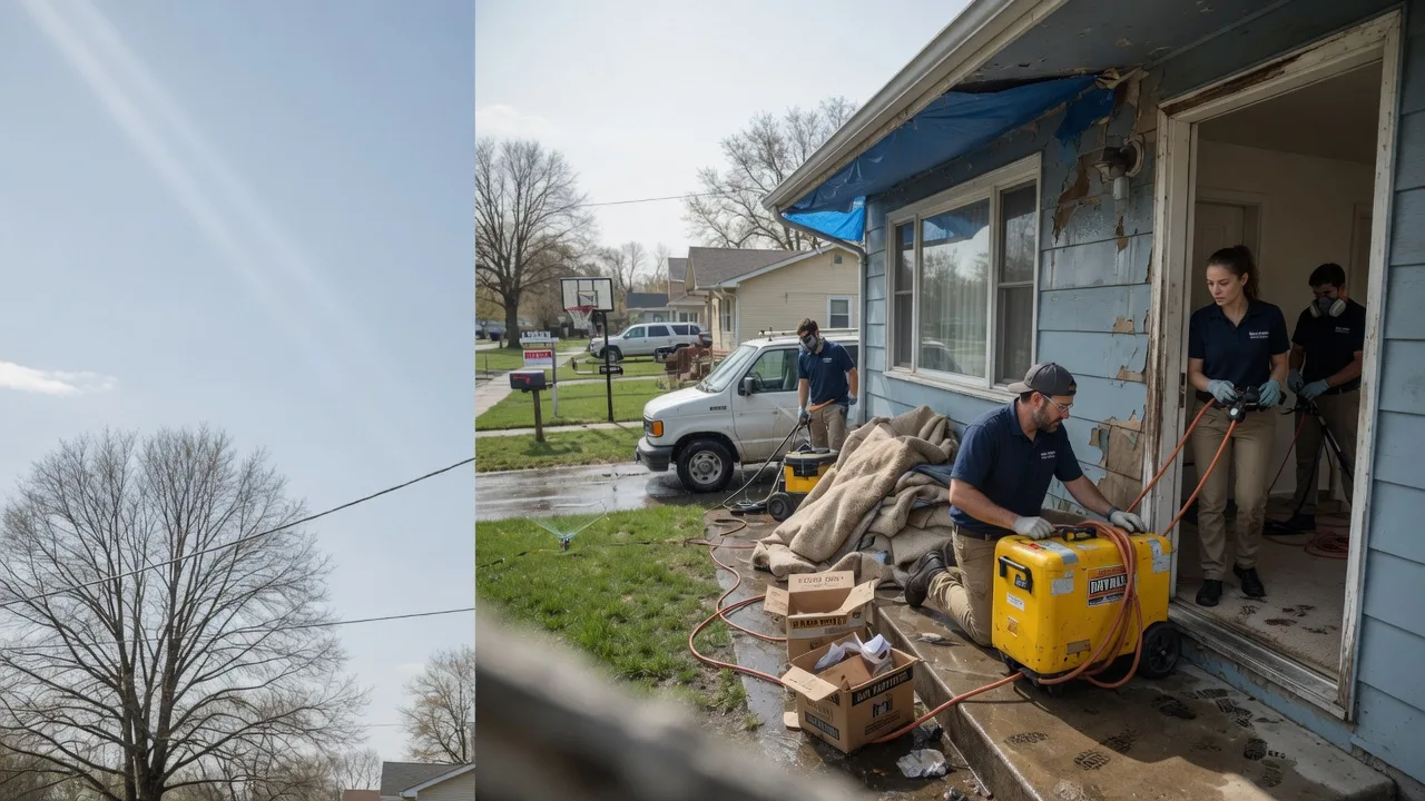 Basement Flood Cleanup in Napoleon, OH near me